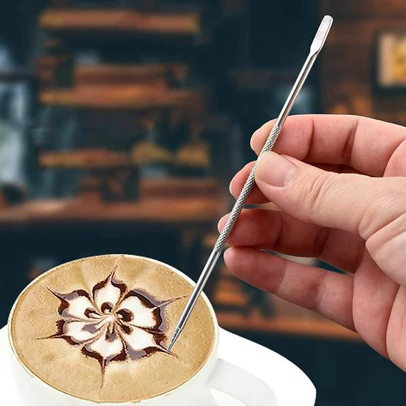 

Stainless Steel Milk Frothing Pitcher for Macchiato Cappuccino Latte Art,Include Latte Art Pen,Coffee Milk Frother,350ML