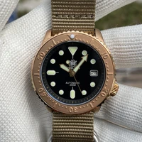 top brand diver watch sd1996s men steeldive automatic mechanical sapphire glass luminous dial 20bar waterproof bronze wristwatch
