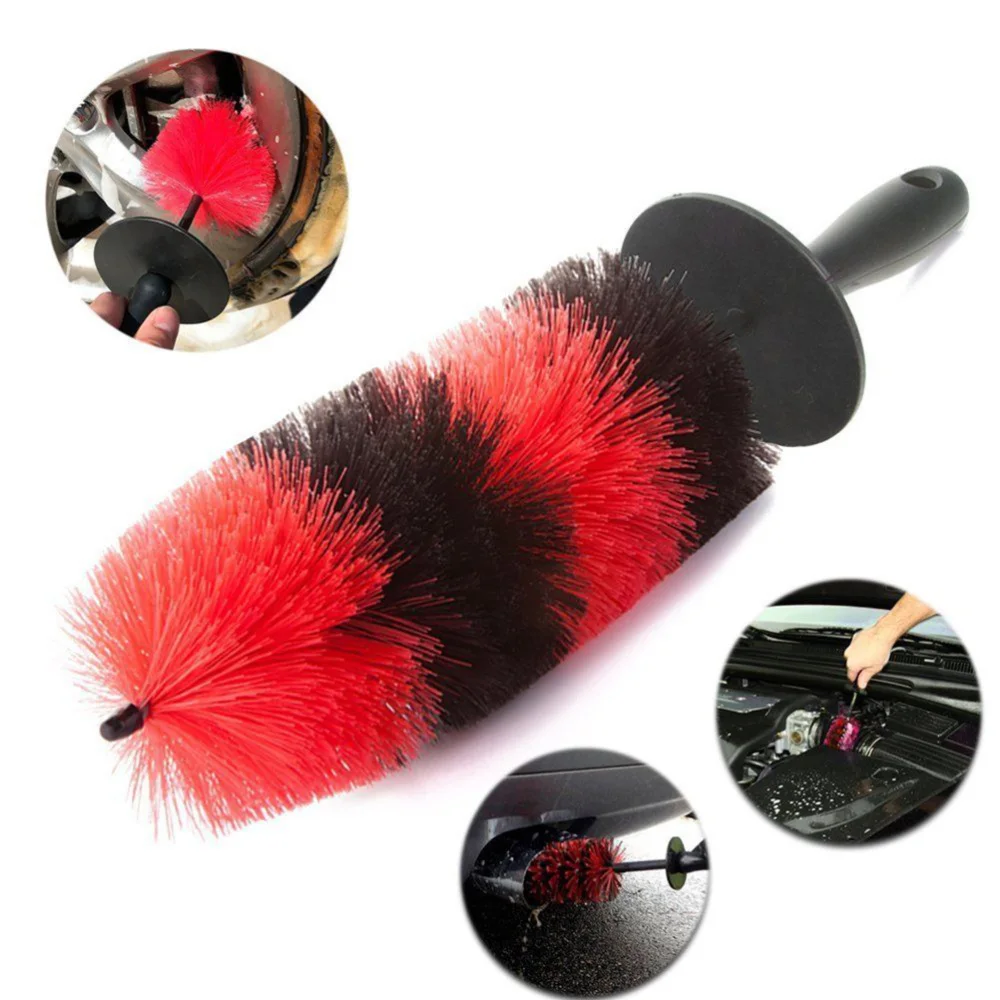 

Wheel Brush Wheel and Rim Detailing Brush 17 Long Soft Car Wheel Brush Rim Tire Detail Brush Multipurpose Use for Whee
