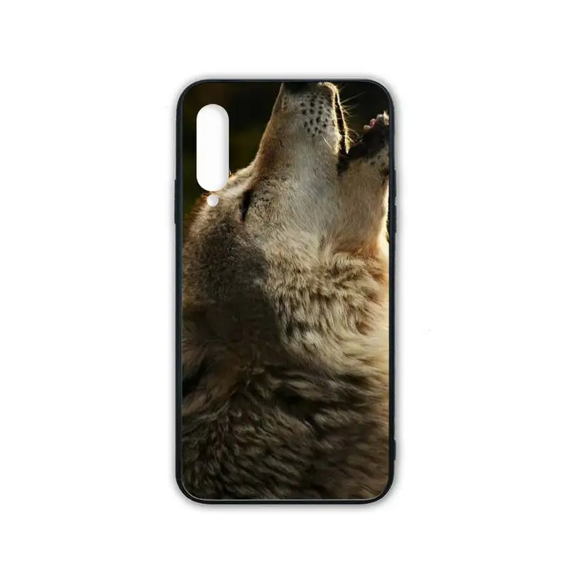 

snow wolf soft TPU black case cover for Samsung galaxy A01 A10 A31 A51 A71 A91 A10S A30S m20 coque