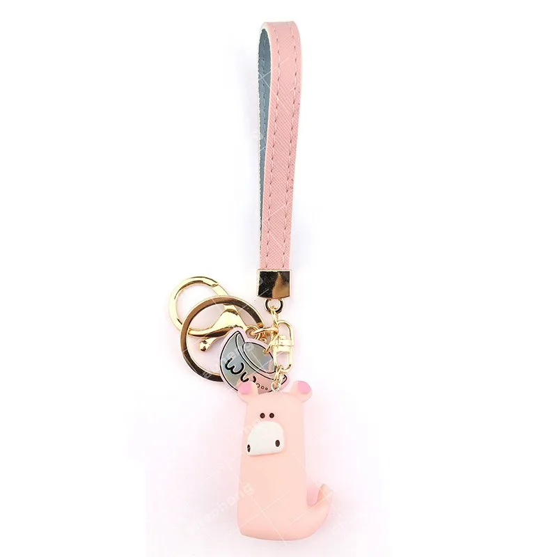 

New cartoon animal key chain fishtail elf series exquisite car key chain car pendant