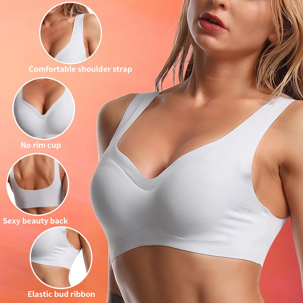 

Sports bra croptop for fitness gym women female underwear sportswear equipment push up bra bra brassiere large size pad bra
