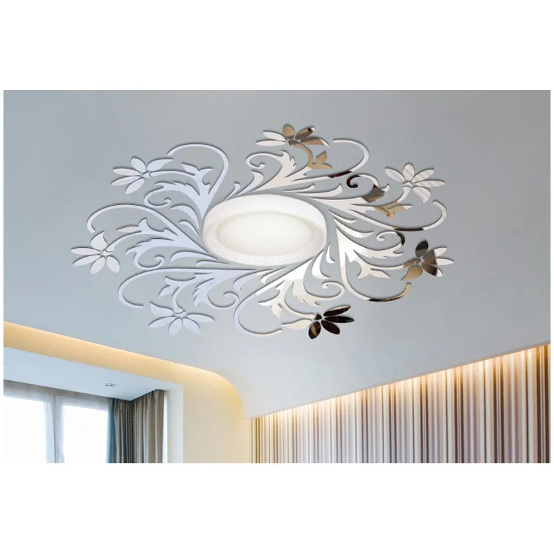 

JM282 Ceiling Decorations Living Room Mirror Wall Stickers European Modern Pattern Wall Stickers