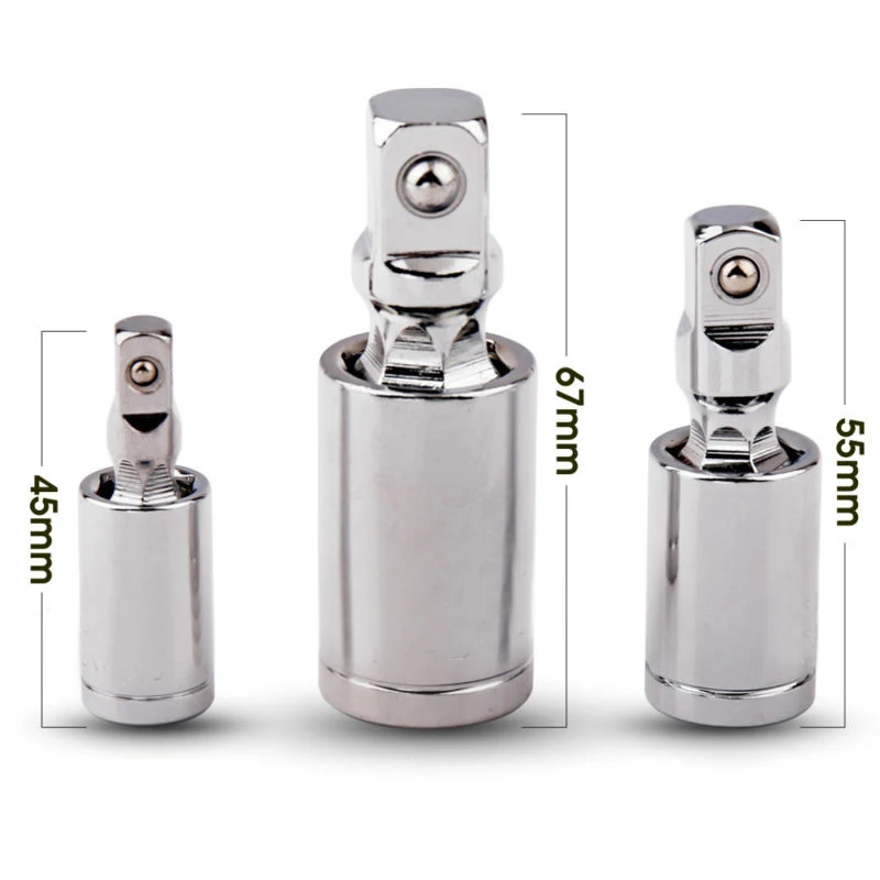 

Wholesale Universal Joint 1/4 3/8 1/2 - Swivel Ratchet Wobble Tools Chrome Vanadium Steel