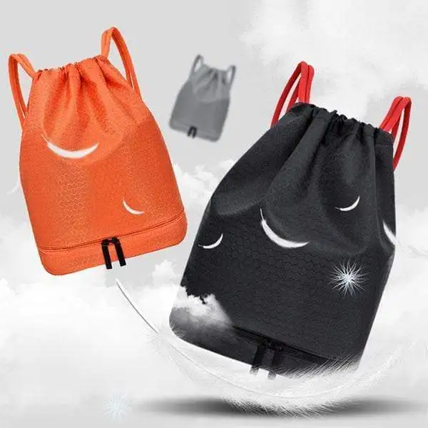 Влажный и Сухой Рюкзак на шнурке с футляром для обуви|Сумки вещей| |