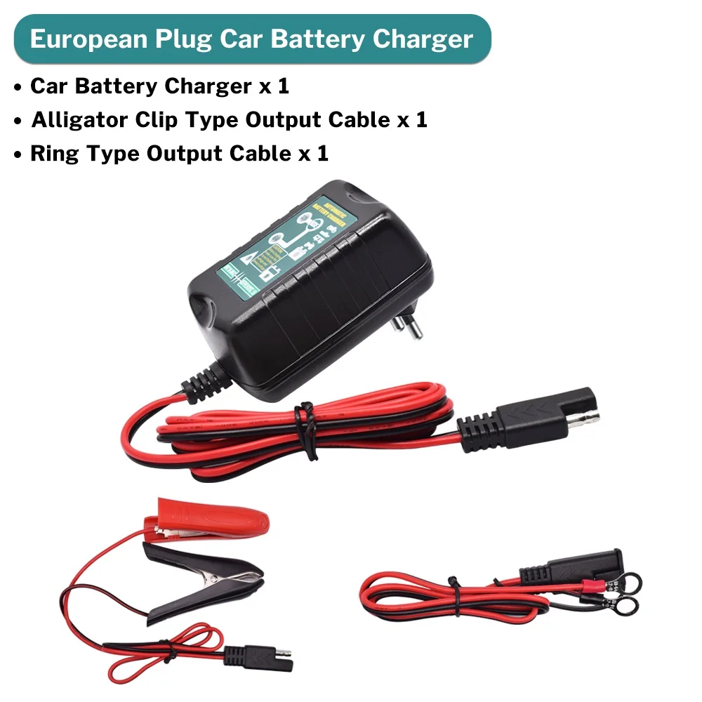 Car Battery Charger Deelife 12 В автоматическое умное зарядное устройство для мотоцикла, автомобильный аккумулятор, импульсный ремонт, вспомогательный аппарат 6 в 12 В, гелевый свинцово-кислотный десульфатор - Цвет: Car Battery Charger