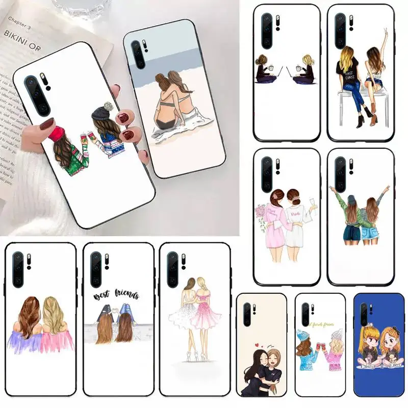 

Girls Best Friend Phone Case For Huawei P20 P30 P40 lite Pro P Smart 2019