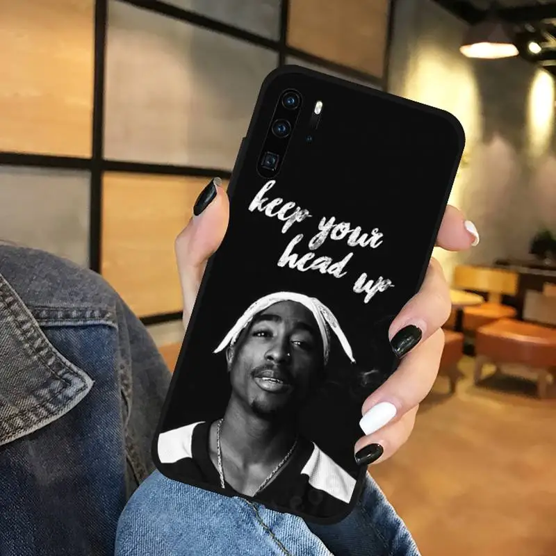 

Rapper 2pac Tupac singer Phone Case Funda For Huawei P9 P10 P20 P30 Lite 2016 2017 2019 plus pro P smart