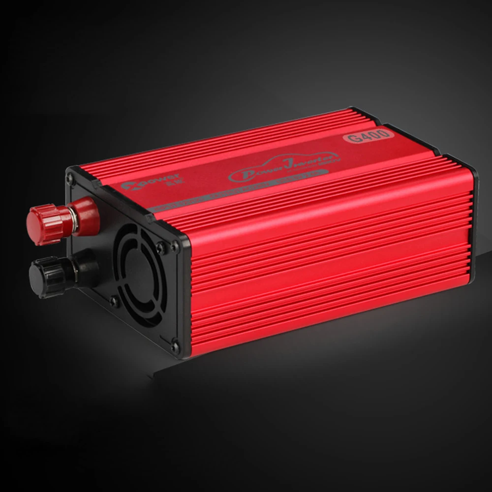 400 Вт + USB 2 1 а автомобильный инвертор 12 В до 220 преобразователь питания