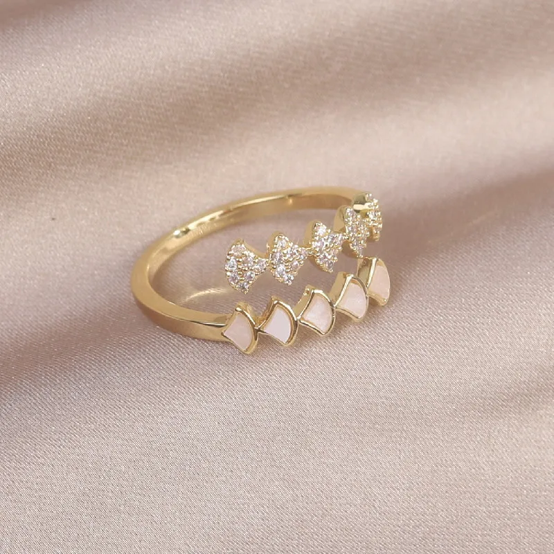 Корейский Новый дизайн модные ювелирные изделия реальное золото 14K