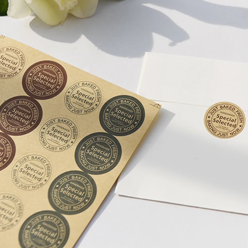 

800PCS/Lot Round Vintage DIY Multifunction Seal Sticker with 'Special Select Retro Gift Sticker & Label