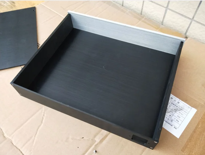 

All aluminum amplifier chassis / Preamplifier case / AMP Enclosure / DIY box (320 *60*256mm)