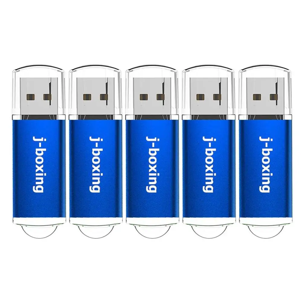 USB флеш накопители J boxing объемом 4 ГБ 8 16 32 с крышкой на 1 Гб 2 синего цвета 5 дюймов