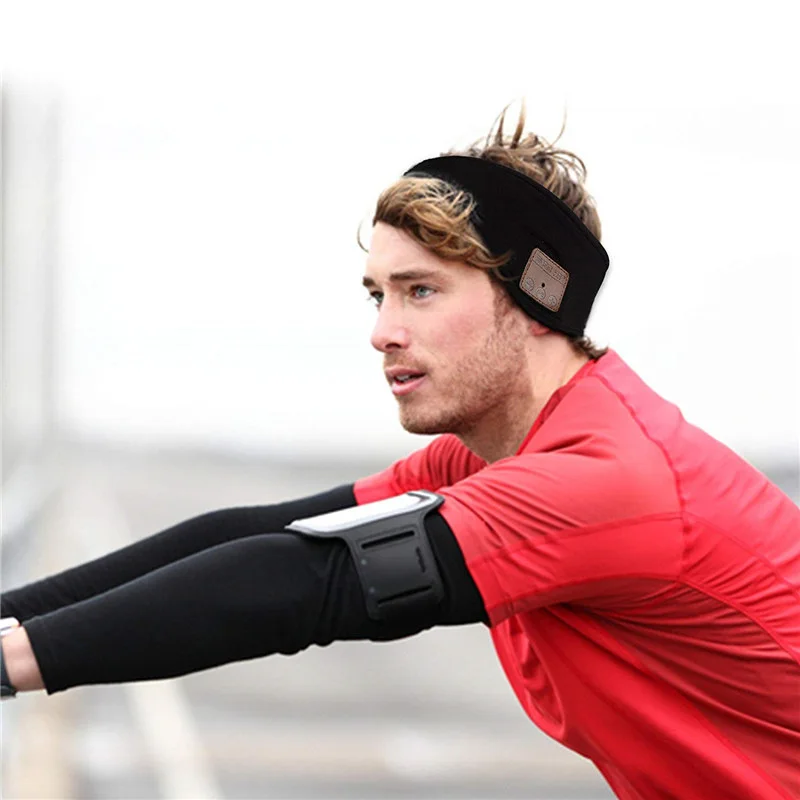 Newly Bluetooth MP3 Headband Wireless Earbuds Headset Earphone Music Stereo Sweat Band for Outdoor Sports | Спорт и развлечения