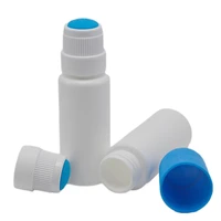 1pcs soreness liquid bottle with sponge applicator 30ml white medicine liquid bottle with blue sponge head