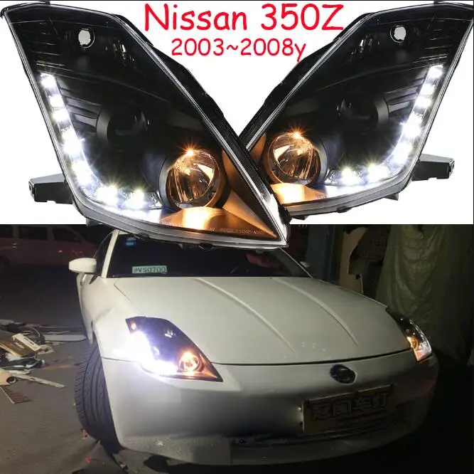headlight 2 шт 2003~ 2008y автомобильный bupmer задний фонарь для Nissan 350Z задний фонарь фары автомобильные аксессуары тайламп для Nissan 350Z задний фонарь - Цвет: headlight