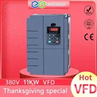 Инвертор VFD 11 кВт380 кВт, инвертор частоты переменного тока 380 В, 3-фазный вход, 3-фазный выход 380 В для двигателя переменного тока в