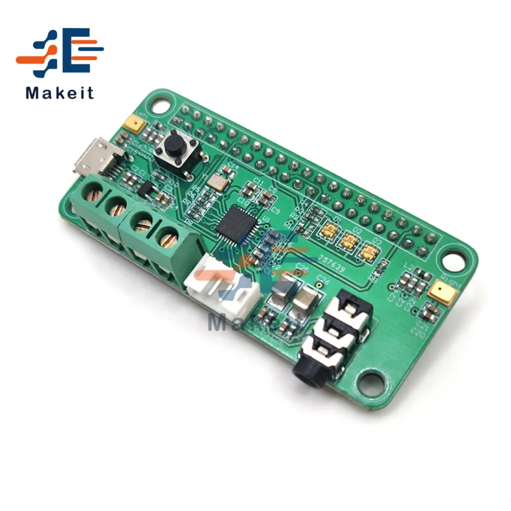 WM8960 аудио модуль декодирования Hi-Fi Звуковая карта для Raspberry Pi стерео запись I2S