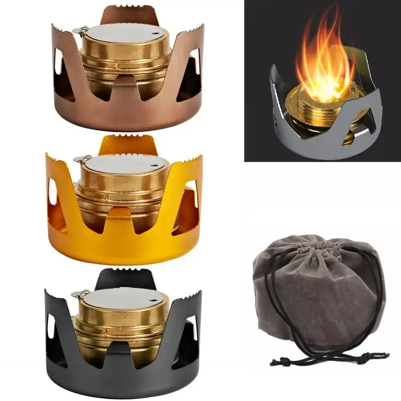 Портативная уличная мини плита для приготовления пищи на спиртовой основе