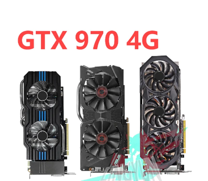 Для видеокарты GTX 970 4 Гб GPU NVIDIA GeForce GTX970 OC игровые компьютерные PUBG Настольные ПК Map