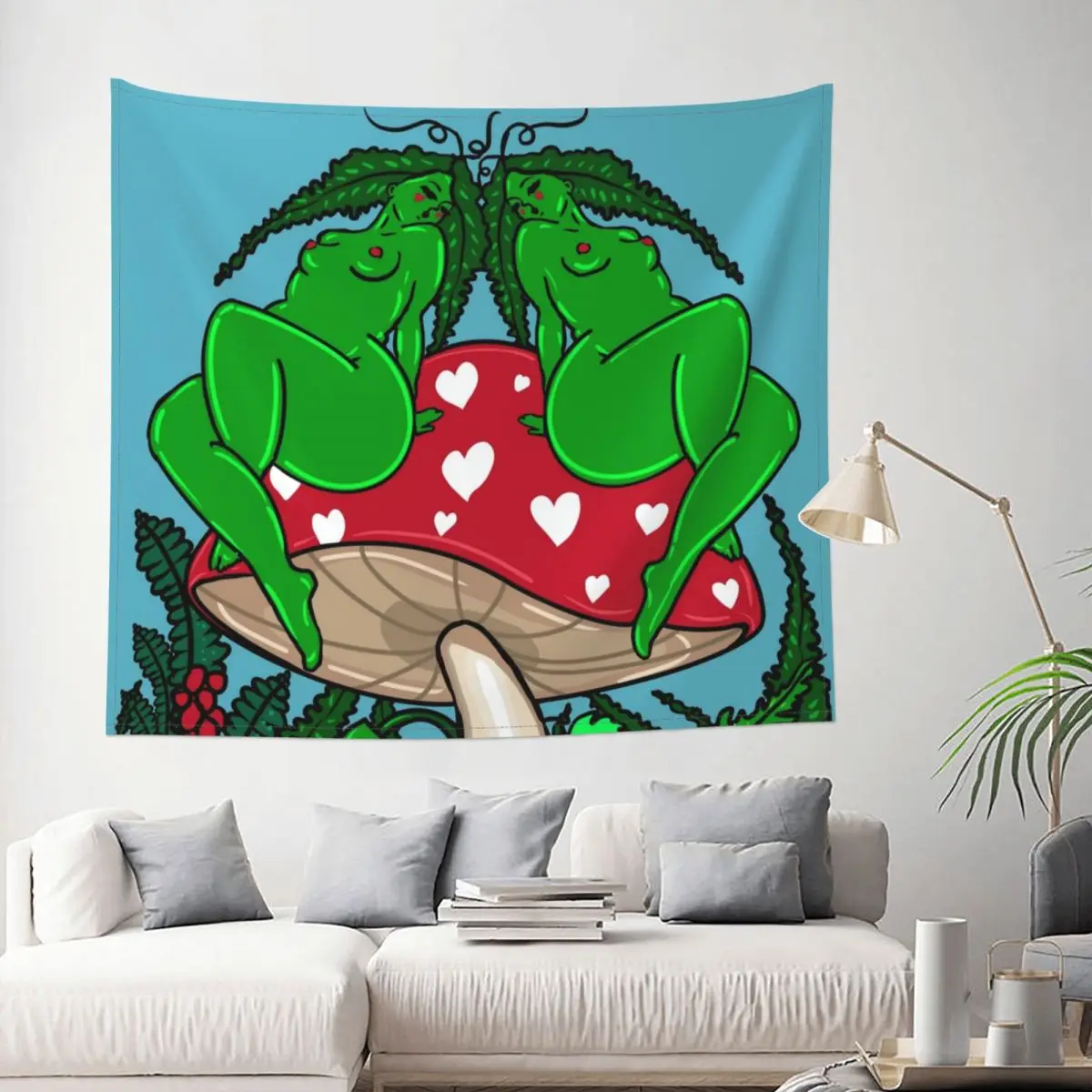 Женское настенное одеяло с рисунком леса | Дом и сад