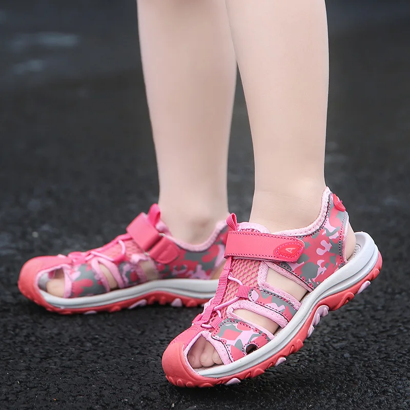 

New Hot Sale Summer Sandals Boys New Fashion Kids Sport Sandals Arch Support Non-slip Toddler Beach Sandals For Children's Shoes