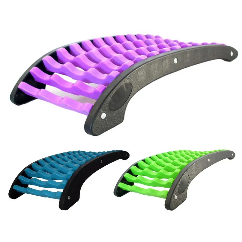 

51x27x10cm Therapy Back Massage Stretcher Posture Corrector Neck Stretch Relax Fitness Lumbar Support Spine Orthosis Pain Relief