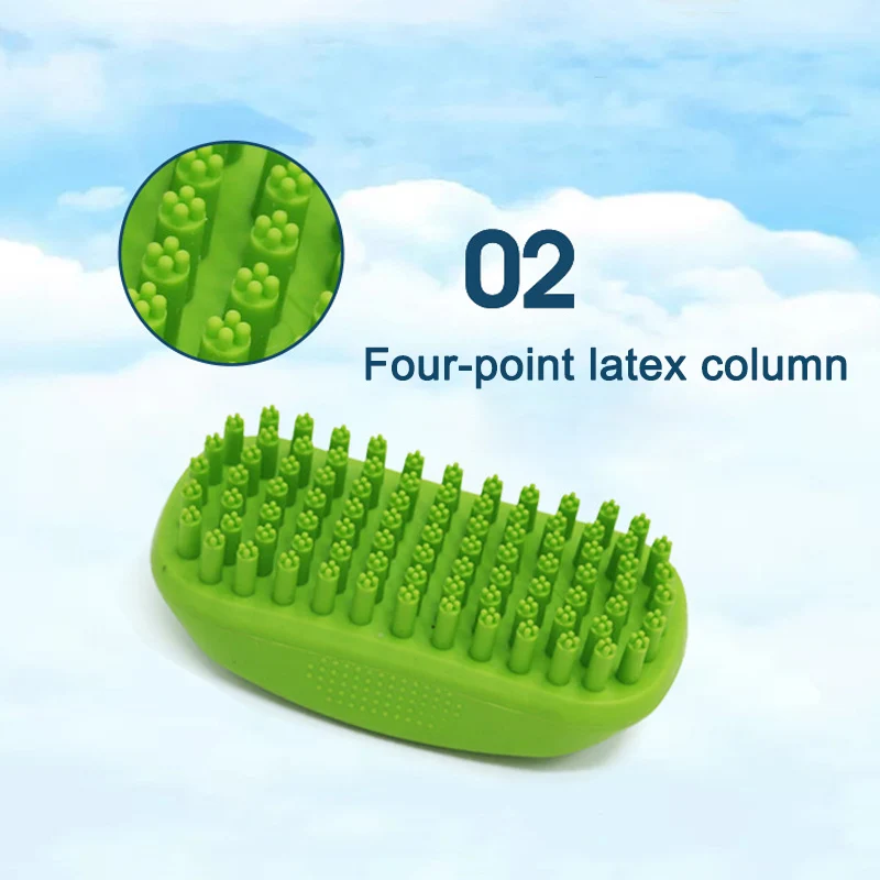 Щетка для ванной D6 резиновый Массажер собак и кошек|Лотки| |