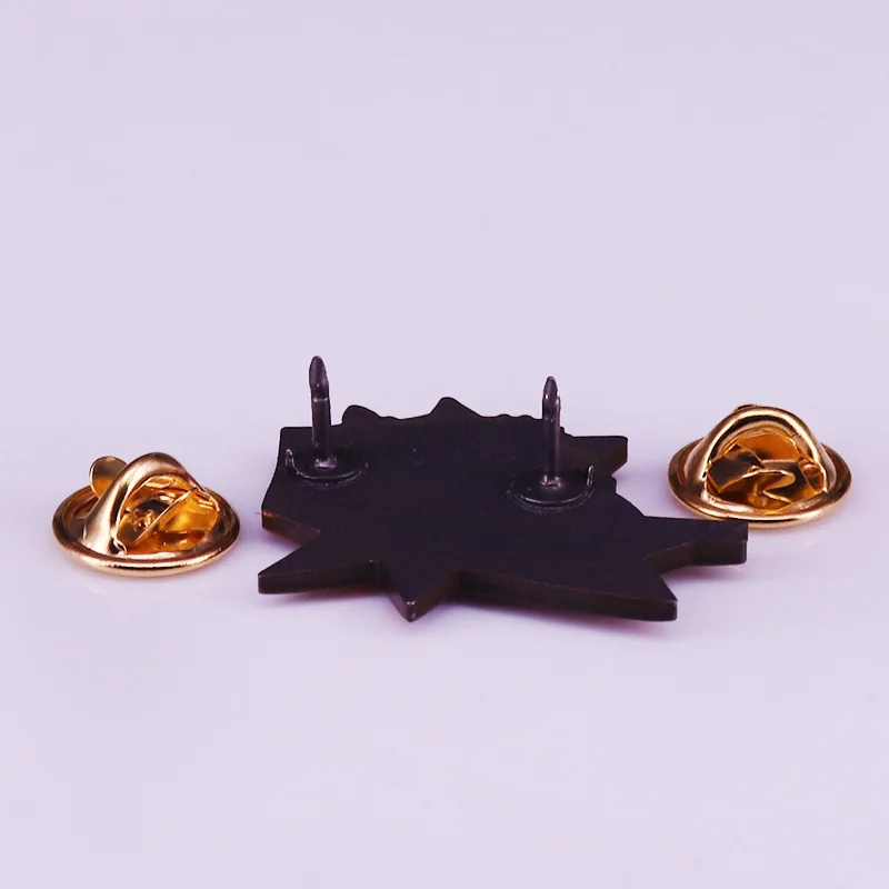 Эмалированная булавка в виде Красной Звезды вязанная орден победителя CCCP |