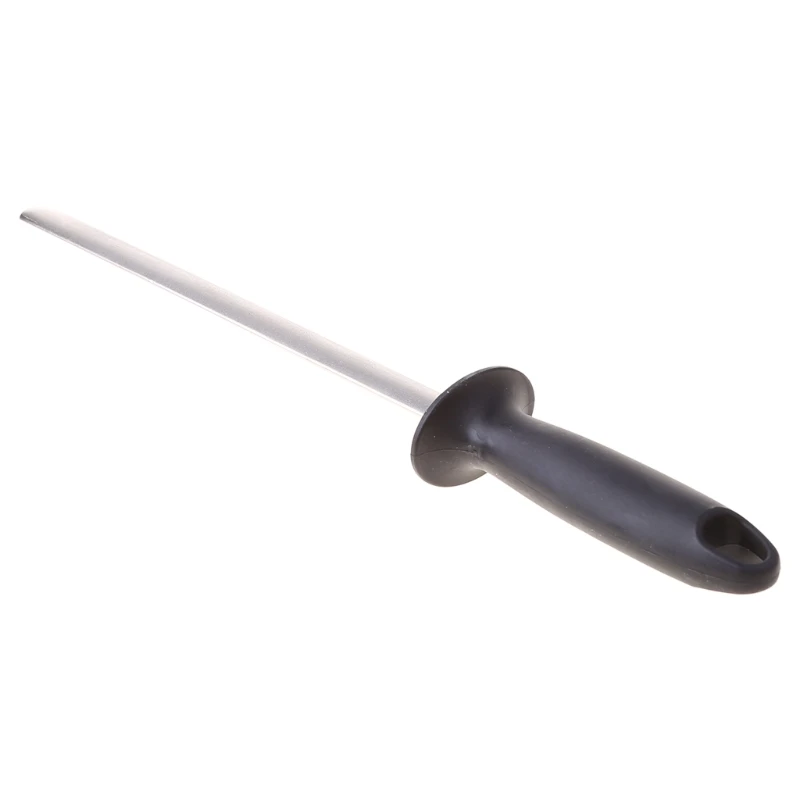 

Diamond Knife Sharpener Oval 10 inch Professional Chef Sharpener Knife Sharpening Rod with ABS Handle