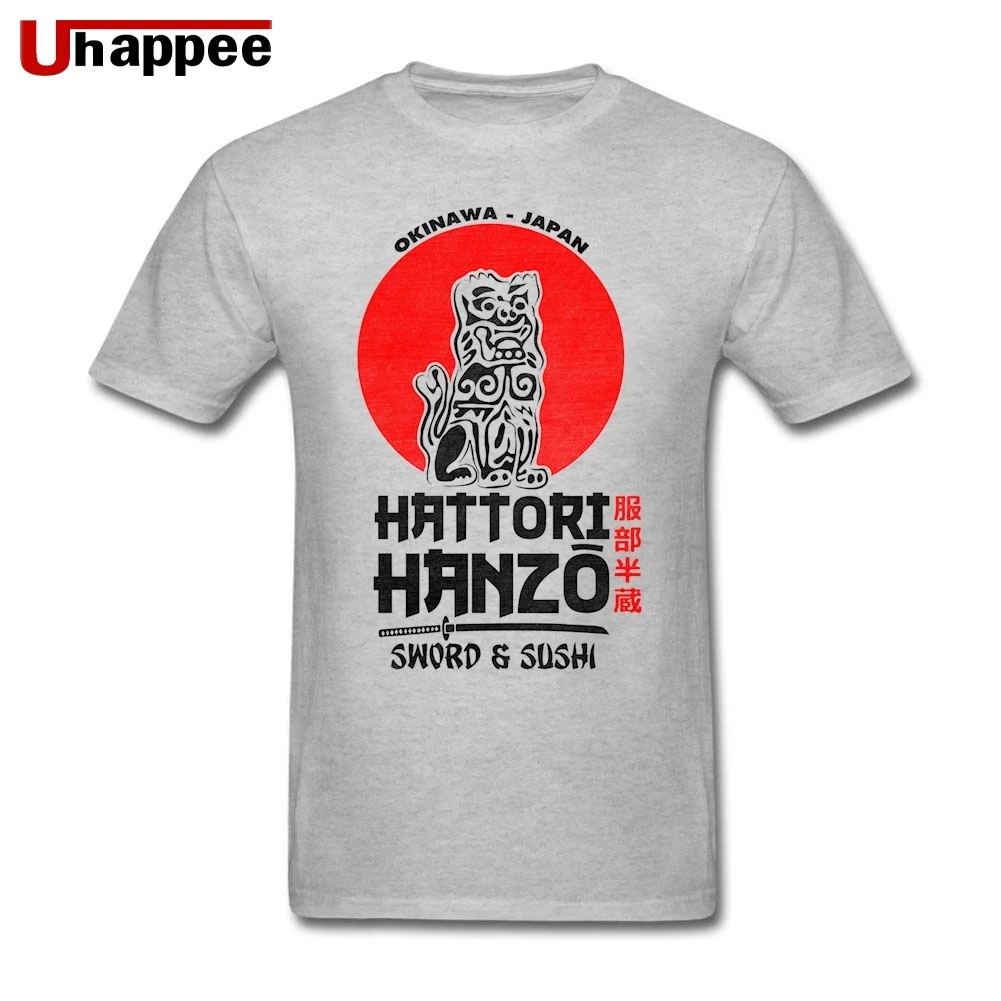 Hattori Hanzo Футболка мужская 80S хип-хоп футболка с коротким рукавом скидка Фирменная