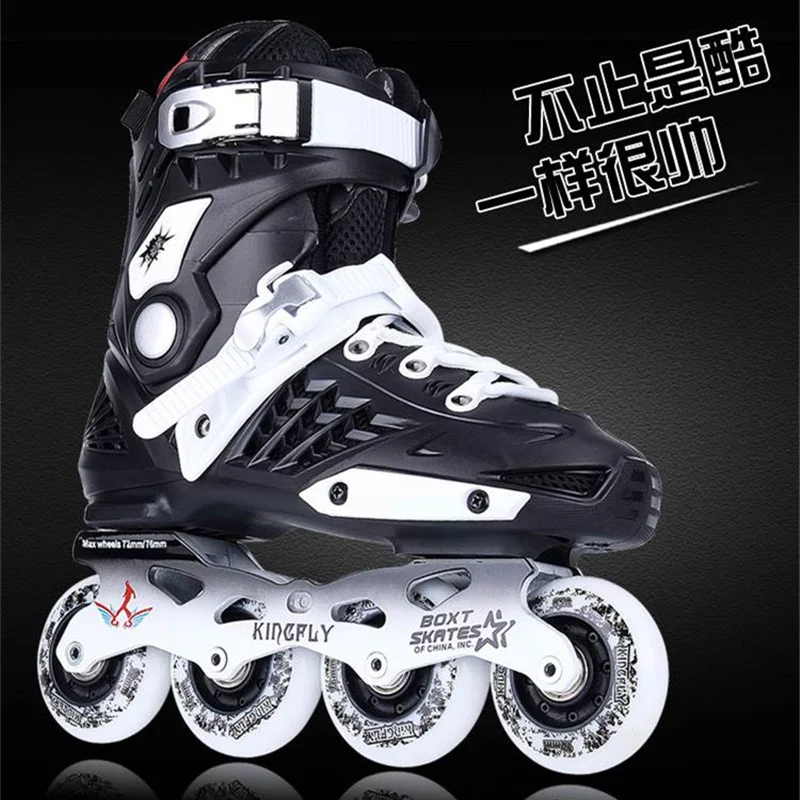 WEIQIU Inline Skates Professional Slalom Adult Roller Skating Shoes Sliding Free Skate Patins Size 35-44 Good As SEBA Sneakers