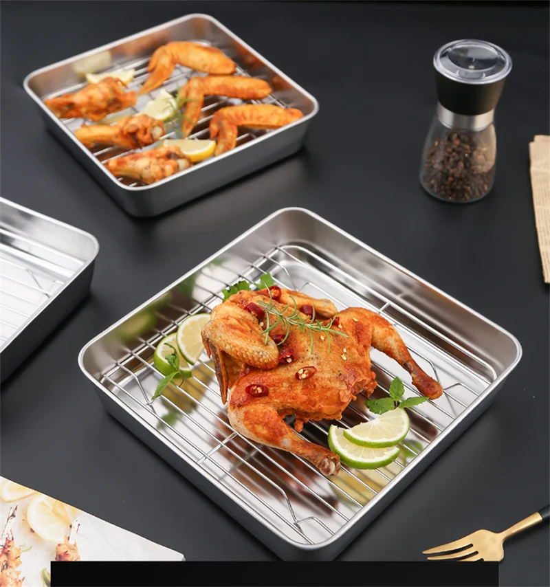 

Квадратная подставка из нержавеющей стали для барбекю со съемной подставкой