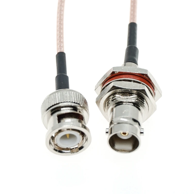 

Штекер BNC К гнездовой разъему BNC, большая гайка, разъем перегородки, RF перемычка, коаксиальный кабель RG316, отрезок