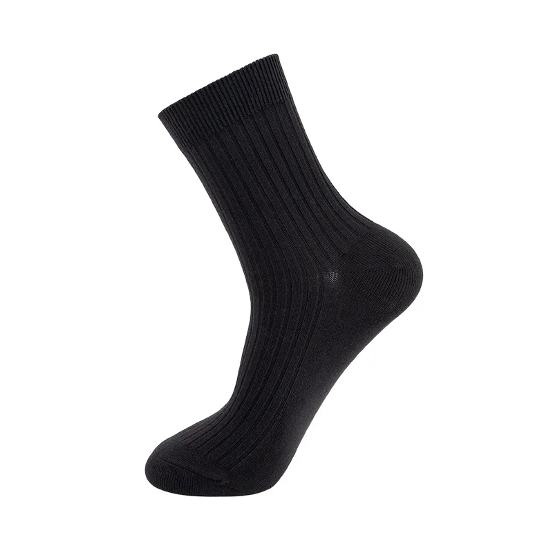 

Cotton Business Deodorant Man Woman Warm Socks Breathable Male Solid Color Crew Socks