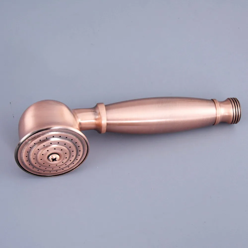 

Antique Red Copper Handheld Shower Telephone Style Solid Brass Bathroom Hand Shower Head Spray Lhh126
