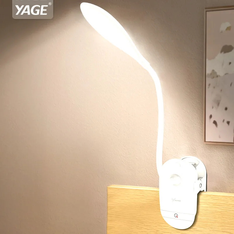 LED Touch Clip Настольная Лампа Чтение Диммер Аккумуляторная USB flexo Светодиодные Настольные Лампы настольная лампа 1200mAh