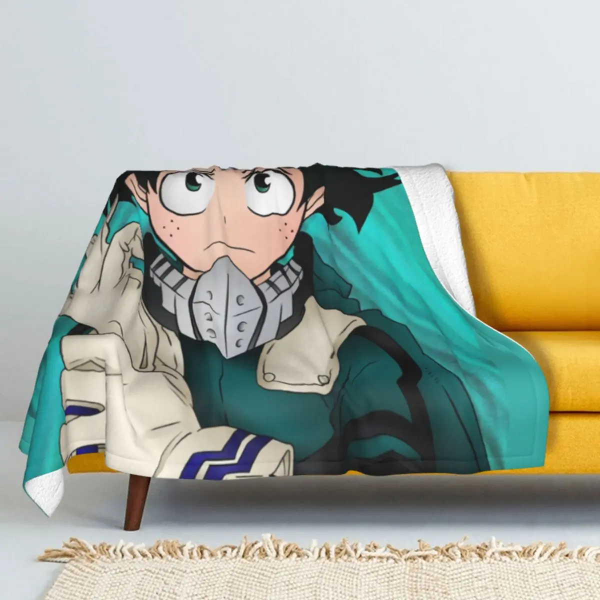 

Deku! MY HERO ACADEMIA Winter Thicken Cashmere blankets Lamb Blanket Coral fleece Throw blanket Quilt Soft bed linings