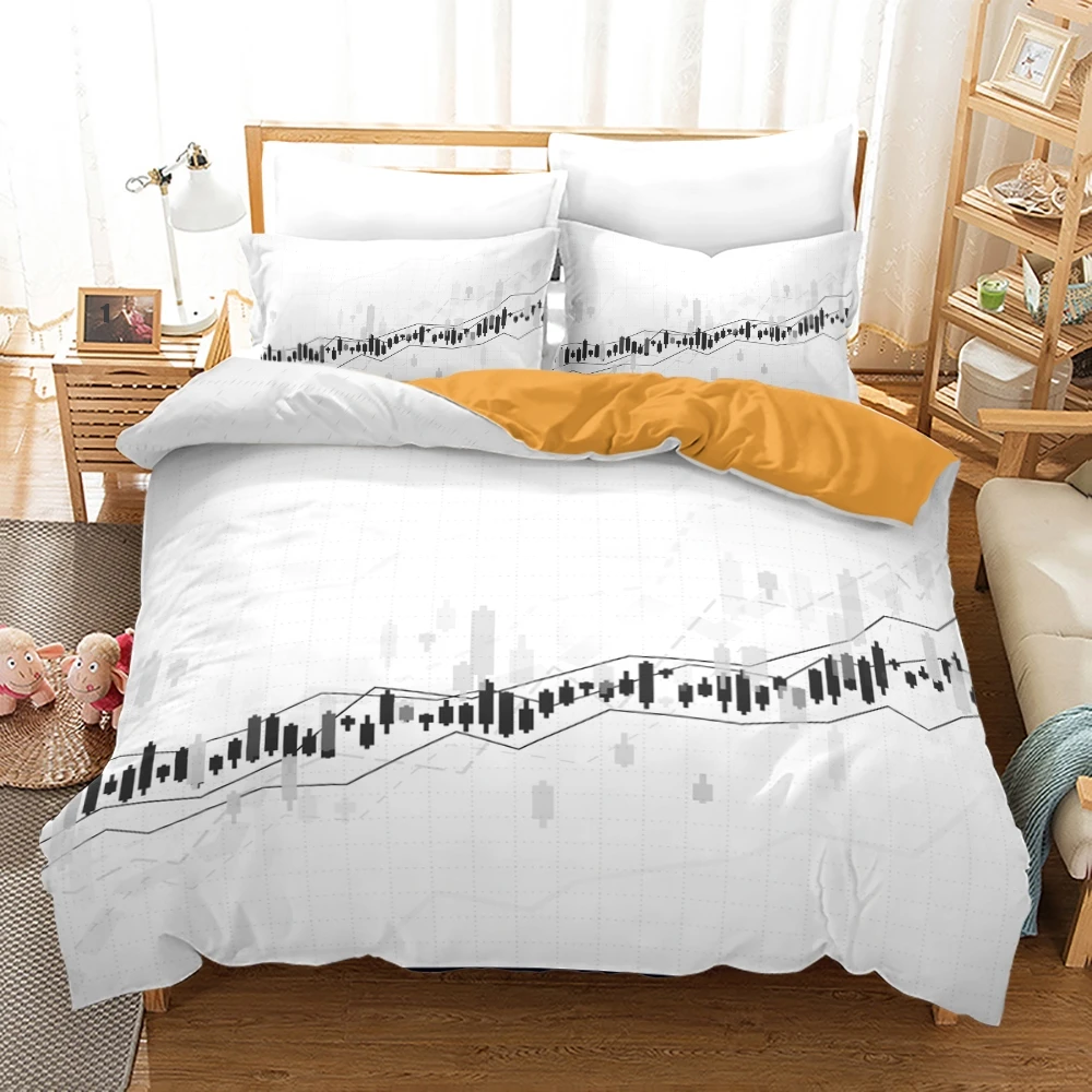 2/3 шт. доллар США символ $ печатных Постельное белье близнец полный Queen King Размеры