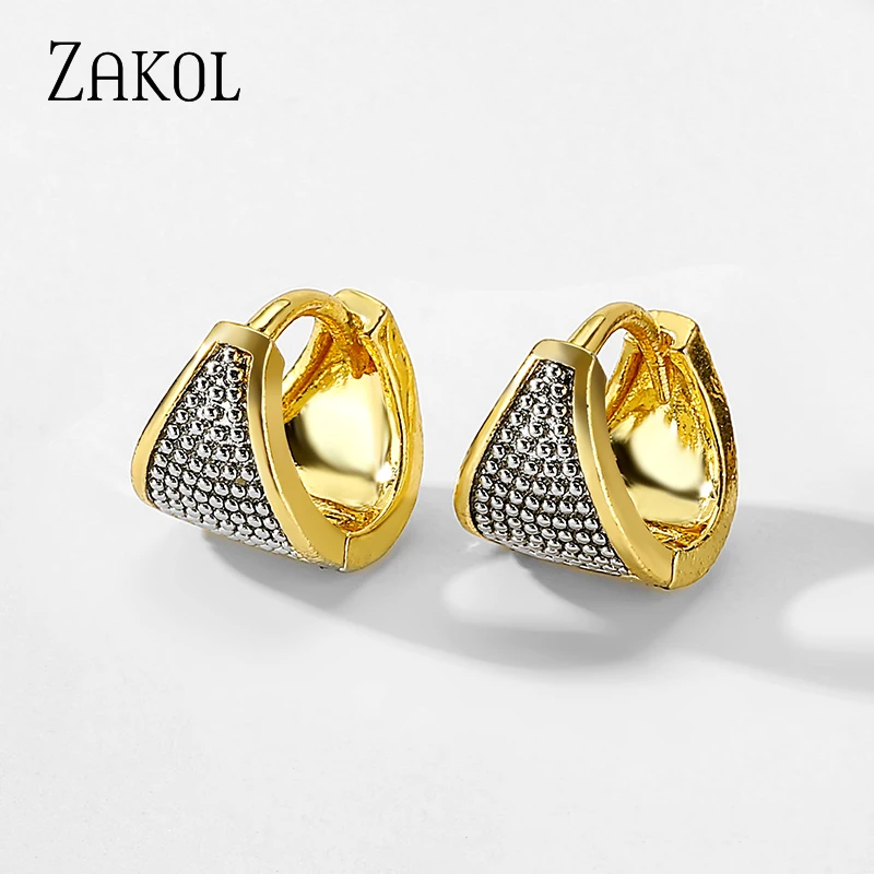 ZAKOL брендовые элегантные уникальные очаровательные двухцветные оригинальные