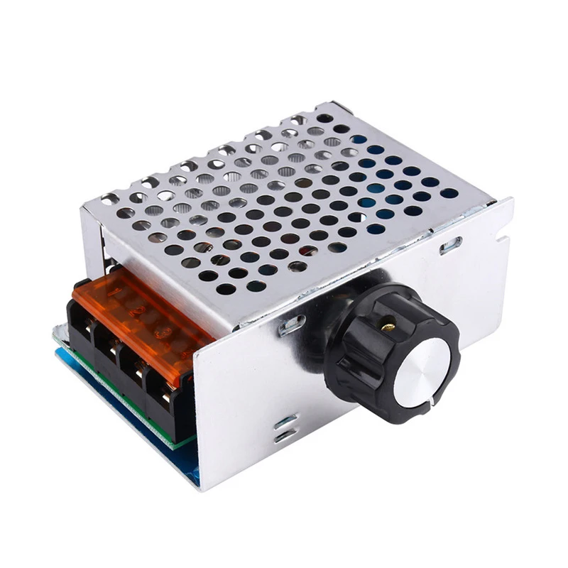 Регулятор напряжения SCR 4000 Вт 220 В переменного тока диммер контроллер скорости