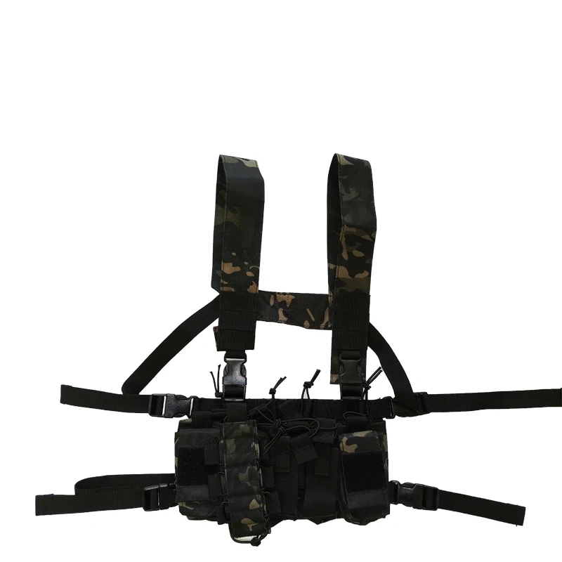 Airsoft Paintball Multicam Tactical Chest Rig Military Combat Vest Mag Pouches AK AR M4 Hunting Shoulder Clothes Gear | Спорт и