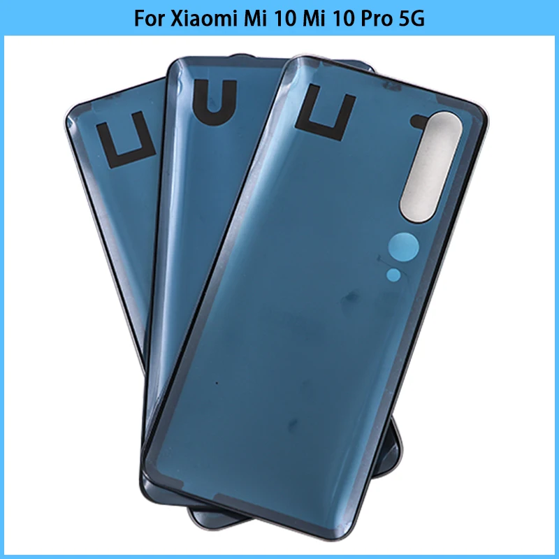 Новинка для Xiaomi Mi10 Mi 10 Pro 5G задняя крышка аккумулятора 3D стеклянная панель дверь