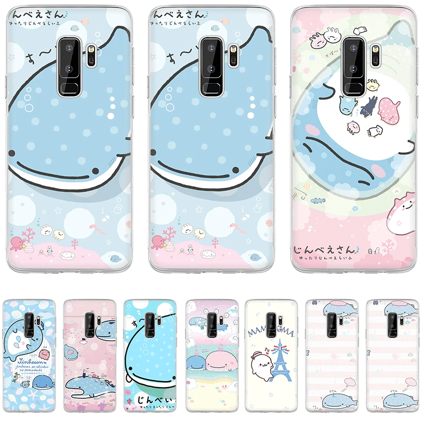 Чехол для мобильного телефона samsung Galaxy J7 J6 J5 J3 J2 J1 Prime Твердый чехол Япония Kawaii Whale