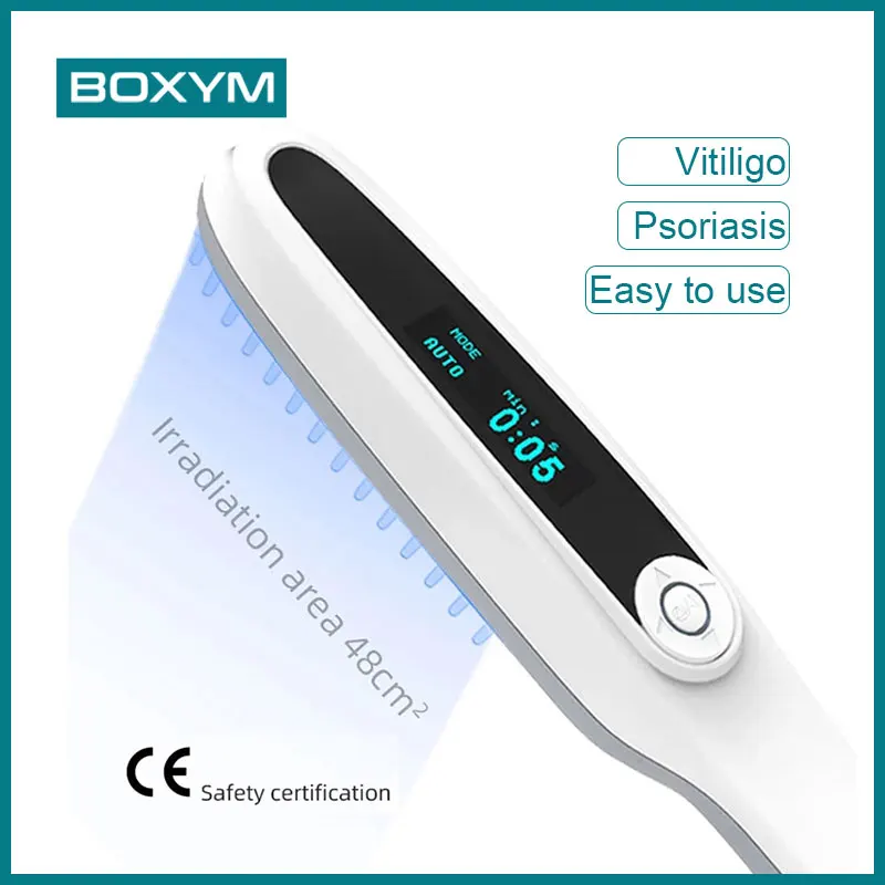 BOXYM Home Phototherapy UVB Phototherapy Instrument Treatment Vitiligo Psoriasis Ultraviolet-Lamp Treatment Laser Vitiligo Skin
