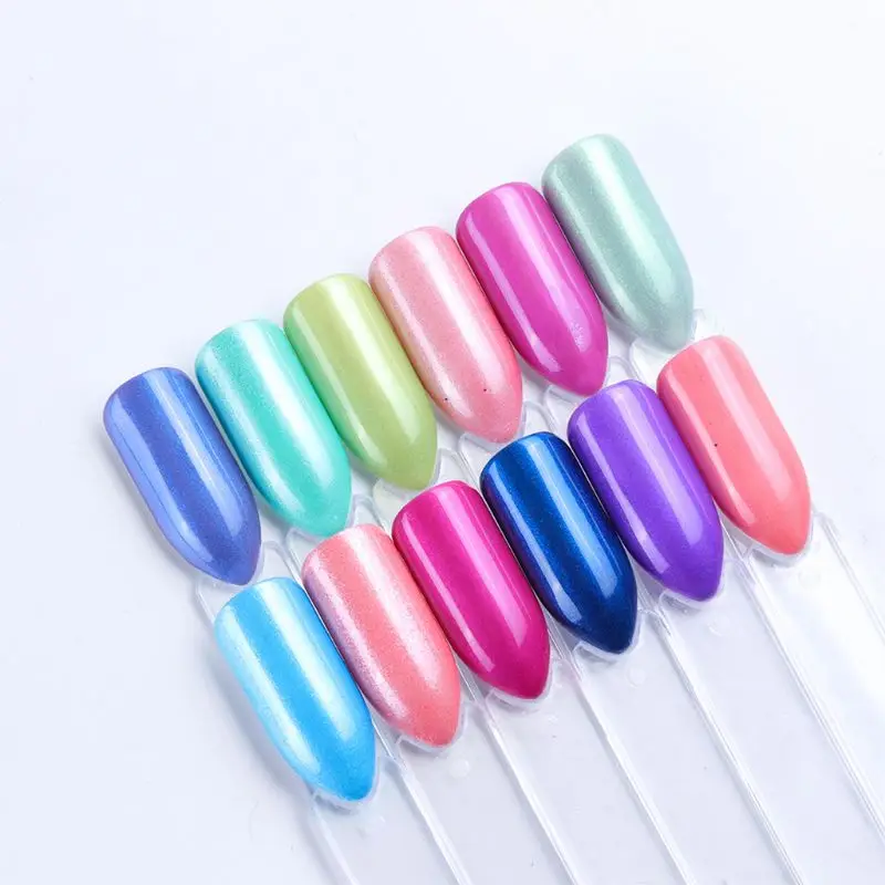 

W3JD 12 Colors Ultrafine Glitter Nail Art Shimmer Powder Dust Coating Pigment DIY Manicure Decoration Beauty Eyeshadow Cosmetic