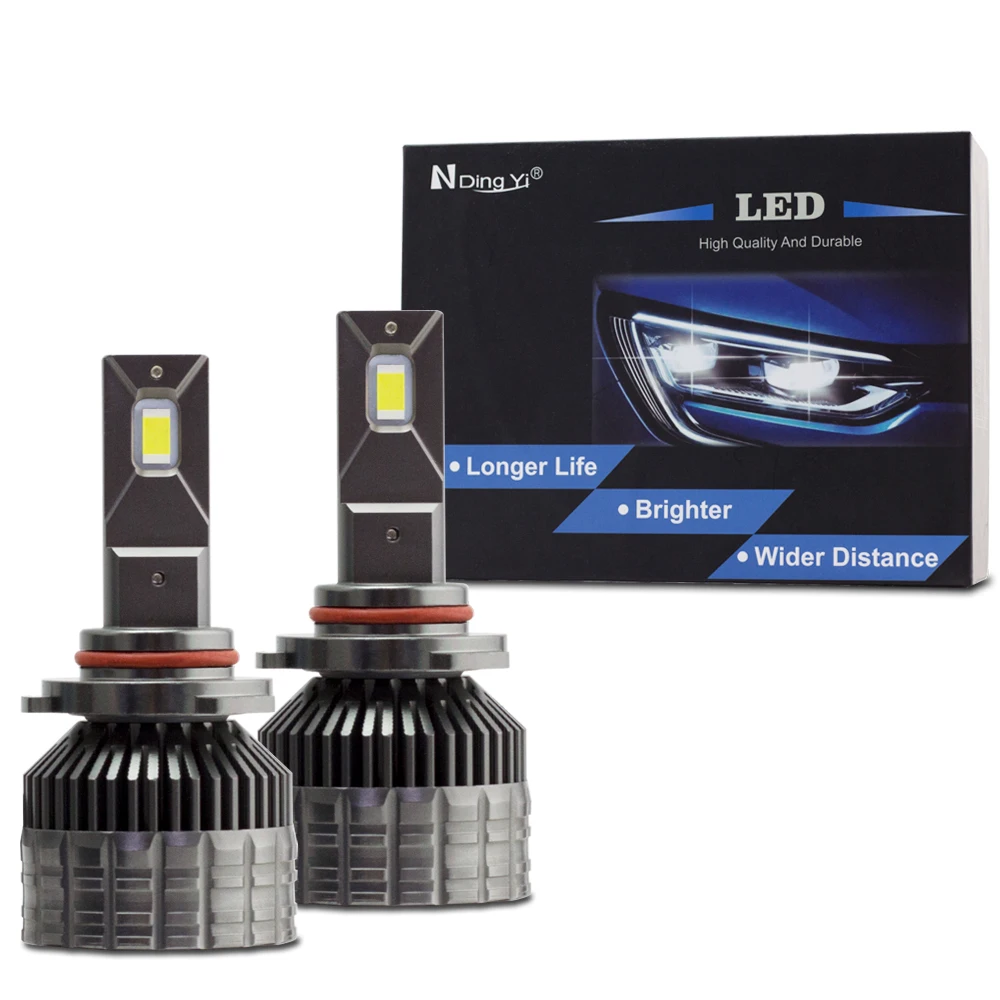 

SHUOKE HB3 9005 HB4 9006 HIR2 9012 H1 H4 H7 H8 H9 H11 LED Headlights Replacements Bulb 90W 15000LM 6500K with Canbus