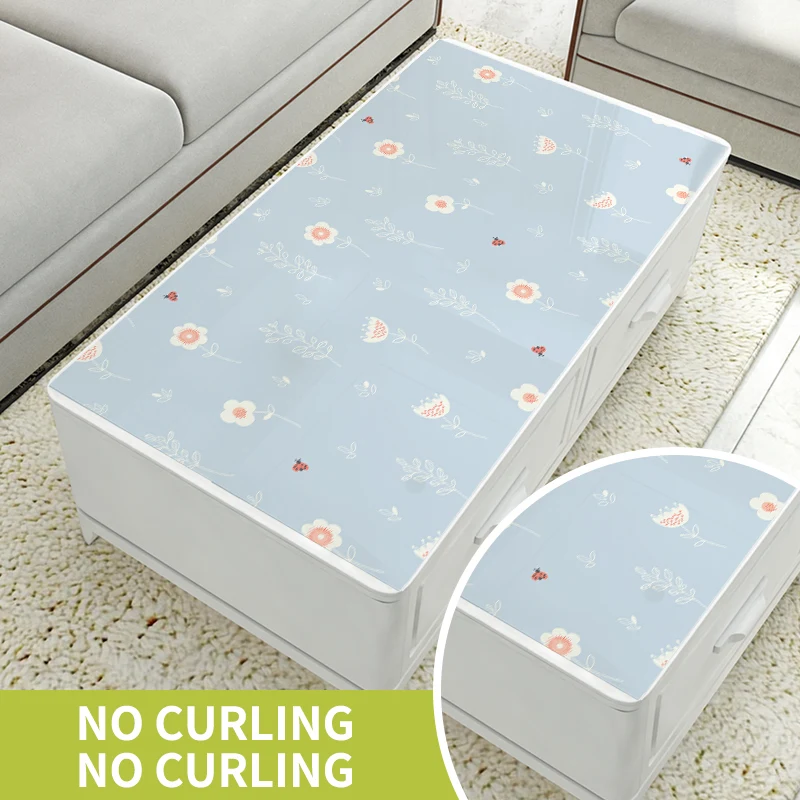 Новая Водонепроницаемая маслостойкая Скатерть из мягкого ПВХ прозрачная