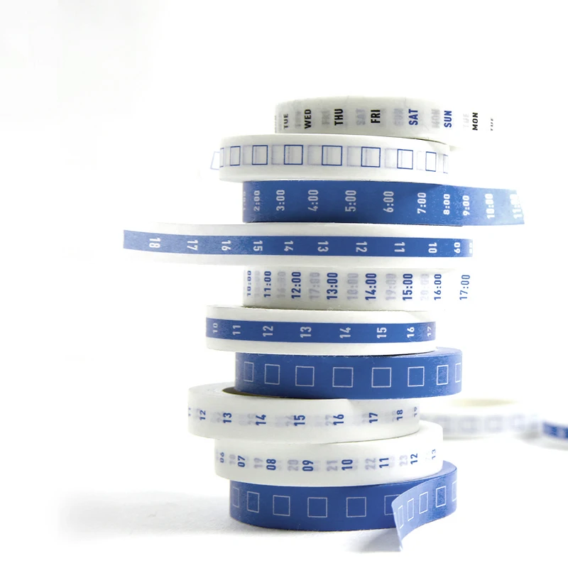 Японский журнал поставок 4 шт. еженедельная Дата чтобы сделать временную линию