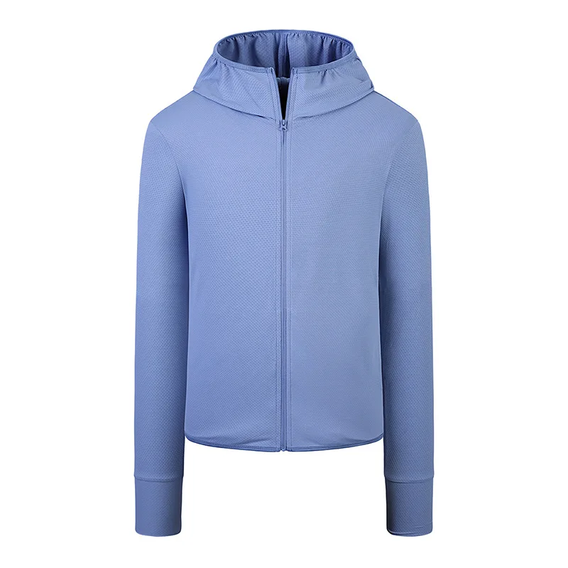

New Men's Women's Sports Sun Protection Clothes Ultra-thin Breathable Fishing Clothes Outdoor Skin Windbreaker Hiking Jacket